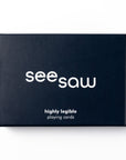 Seesaw Cards | Low vision cards