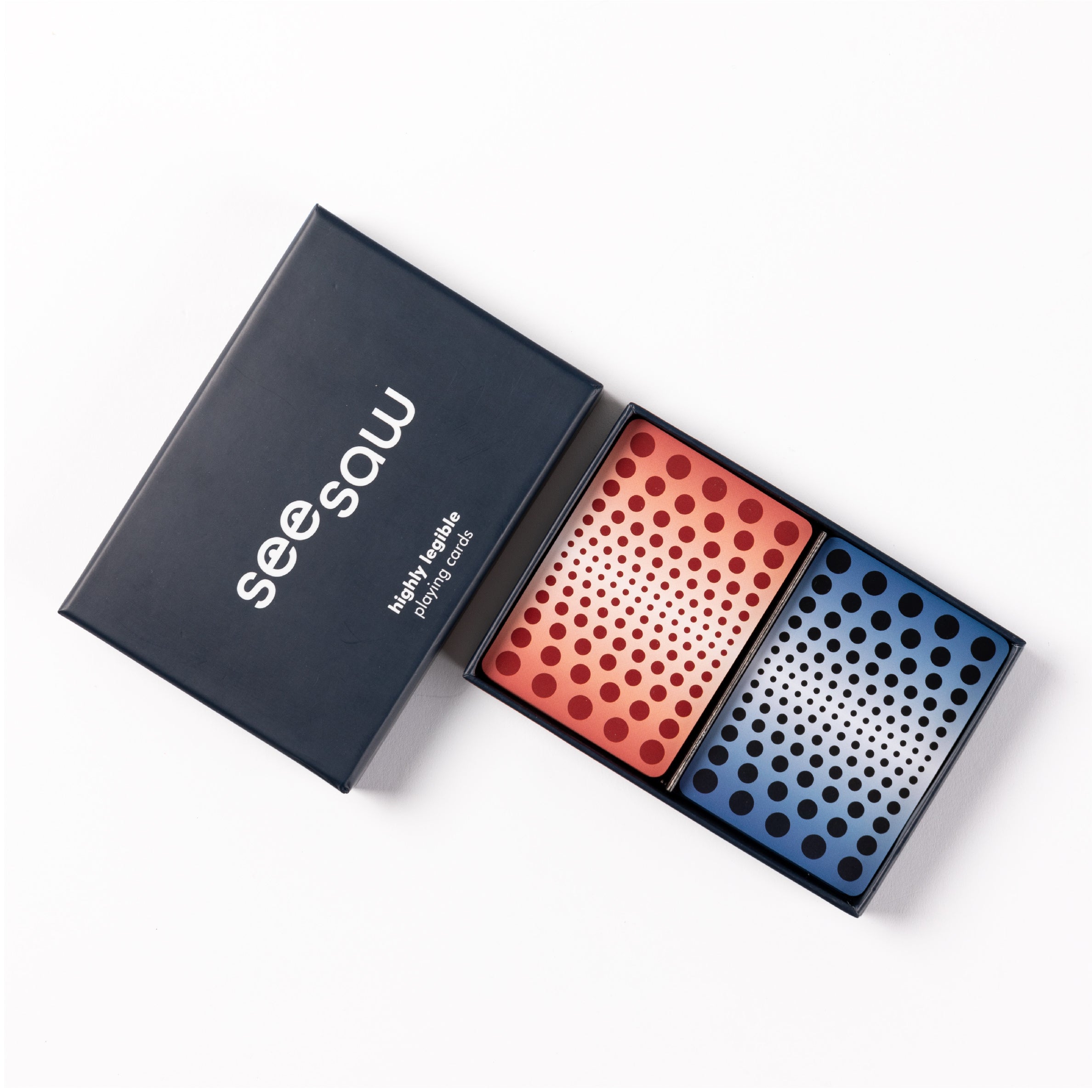 low vision playing cards | twin deck gift box